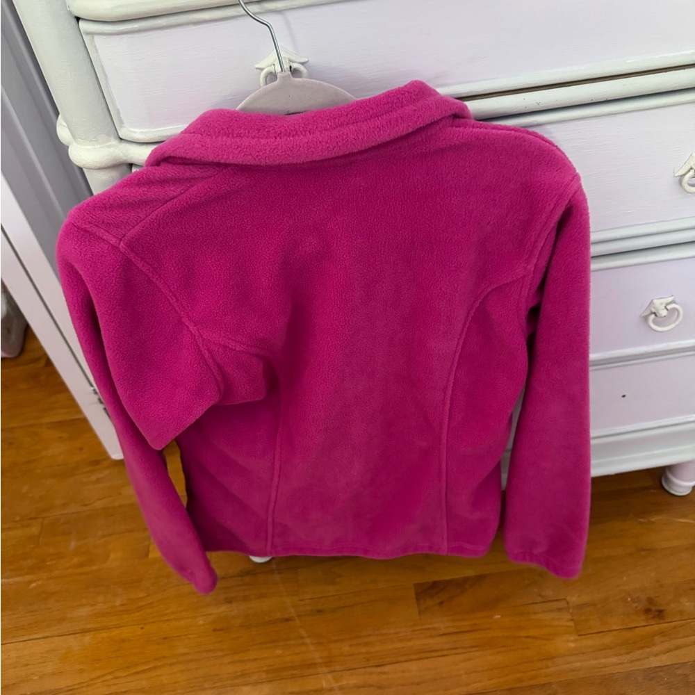 Columbia Hot Pink Full-Zip Fleece Jacket - Picture 2 of 2